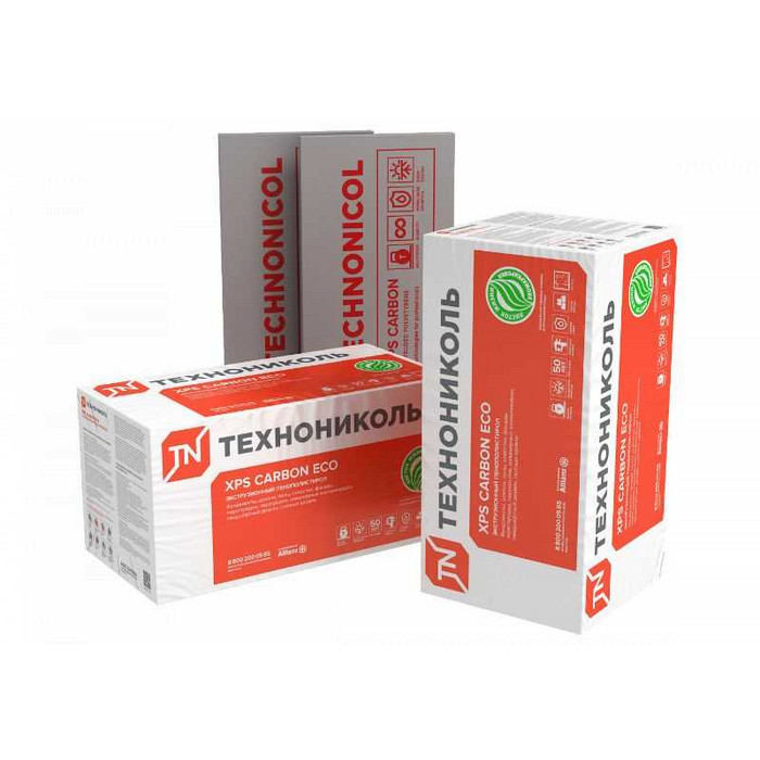Экструдированный пенополистирол Технониколь XPS CARBON ECO 100х580х1180-L